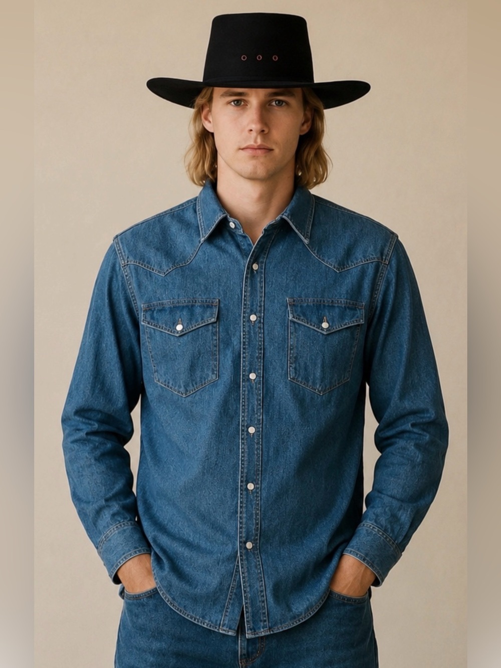 Silver Spur B Bar H Quarter Horse Cowboy Rodeo  Western Premium Wool Felt Hat